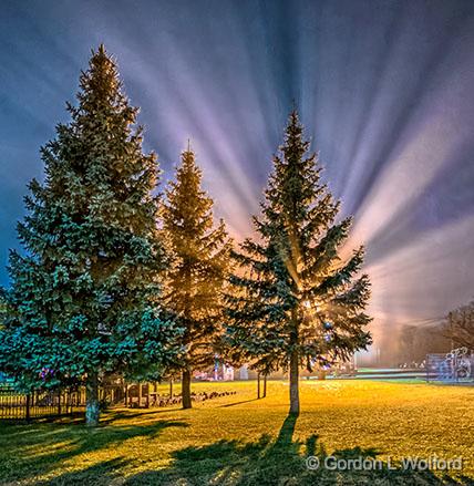 Victoria Park At Night_P1230453-5A.jpg - Photographed at Smiths Falls, Ontario, Canada.